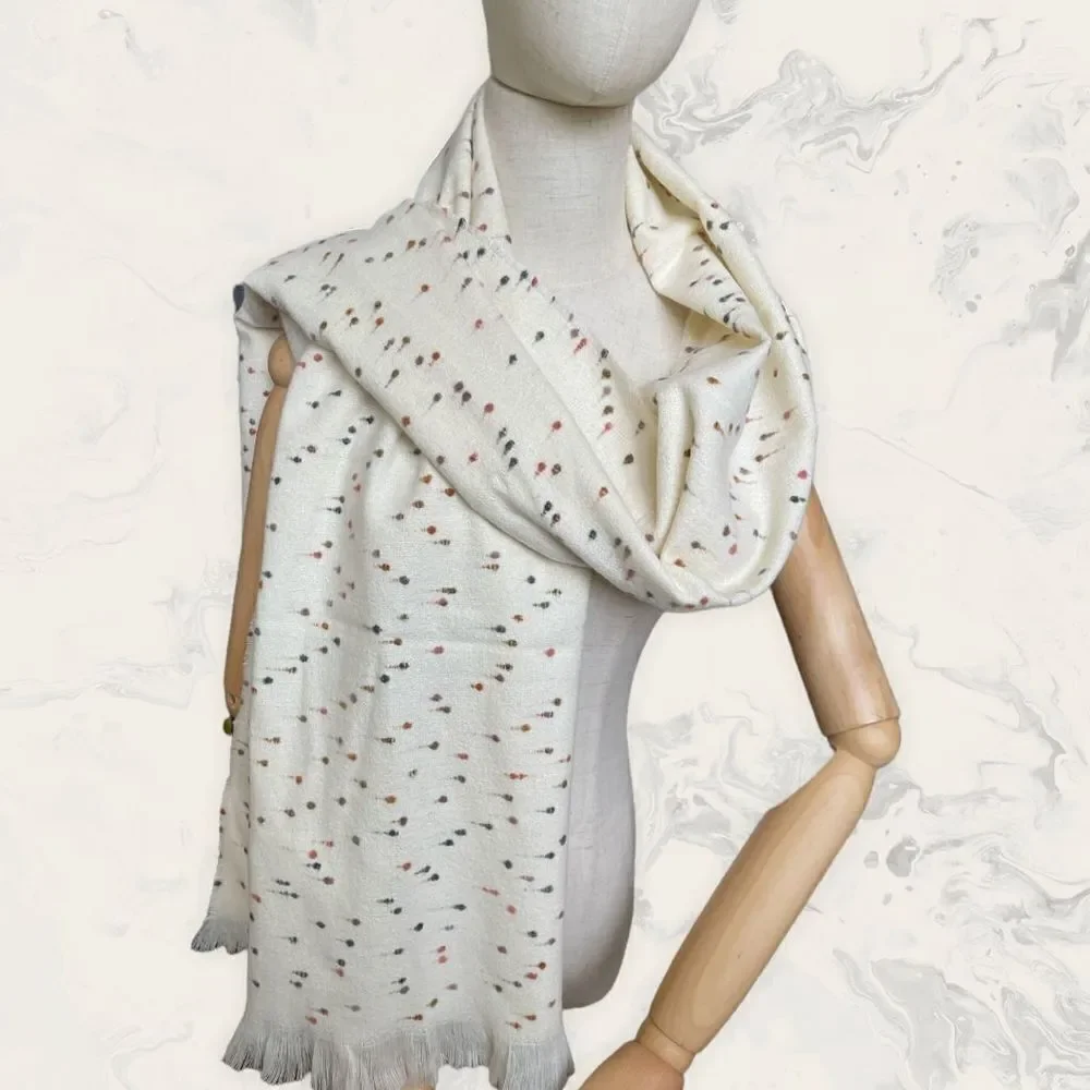 NWT BP Ivory Multi Scarf - One Size - ColorCream / multi